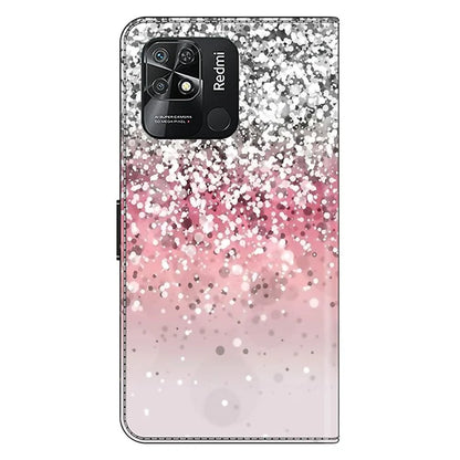 Pattern Printing Leather Case for Xiaomi Redmi 10C 4G Case Anti-Drop Wallet Phone Case