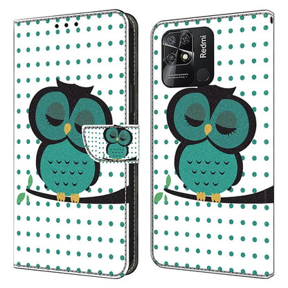 Pattern Printing Leather Case for Xiaomi Redmi 10C 4G Case Anti-Drop Wallet Phone Case