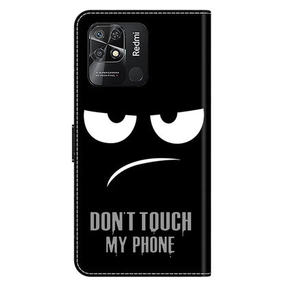Pattern Printing Leather Case for Xiaomi Redmi 10C 4G Case Anti-Drop Wallet Phone Case