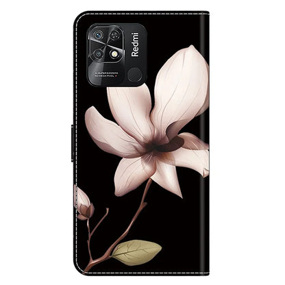 Pattern Printing Leather Case for Xiaomi Redmi 10C 4G Case Anti-Drop Wallet Phone Case