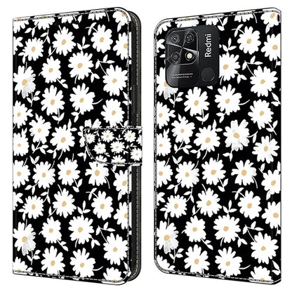 Pattern Printing Leather Case for Xiaomi Redmi 10C 4G Case Anti-Drop Wallet Phone Case