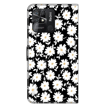 Pattern Printing Leather Case for Xiaomi Redmi 10C 4G Case Anti-Drop Wallet Phone Case