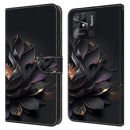Pattern Printing Leather Case for Xiaomi Redmi 10C 4G Case Anti-Drop Wallet Phone Case
