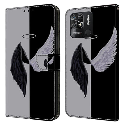 Pattern Printing Leather Case for Xiaomi Redmi 10C 4G Case Anti-Drop Wallet Phone Case