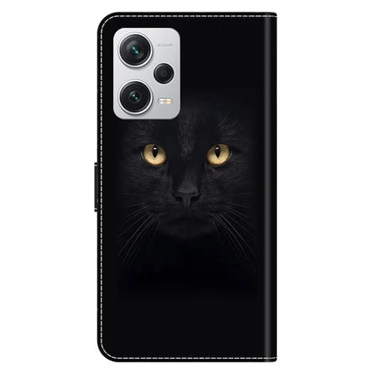 Wallet Phone Case for Xiaomi Redmi Note 12 Pro+ 5G Case Pattern Printing Leather Flip Cover