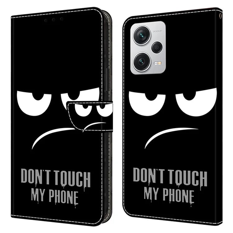 Wallet Phone Case for Xiaomi Redmi Note 12 Pro+ 5G Case Pattern Printing Leather Flip Cover