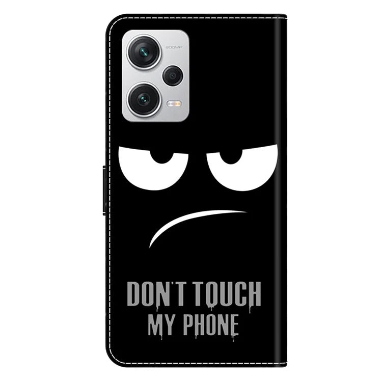 Wallet Phone Case for Xiaomi Redmi Note 12 Pro+ 5G Case Pattern Printing Leather Flip Cover