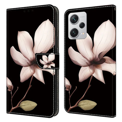 Wallet Phone Case for Xiaomi Redmi Note 12 Pro+ 5G Case Pattern Printing Leather Flip Cover