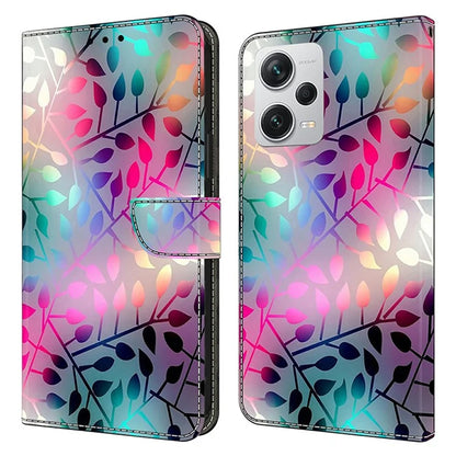 Wallet Phone Case for Xiaomi Redmi Note 12 Pro+ 5G Case Pattern Printing Leather Flip Cover