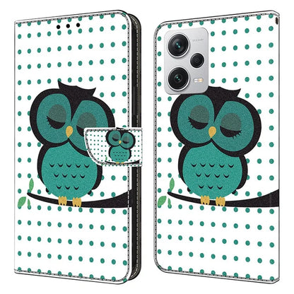 Wallet Phone Case for Xiaomi Redmi Note 12 Pro+ 5G Case Pattern Printing Leather Flip Cover