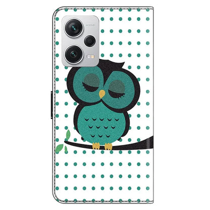Wallet Phone Case for Xiaomi Redmi Note 12 Pro+ 5G Case Pattern Printing Leather Flip Cover