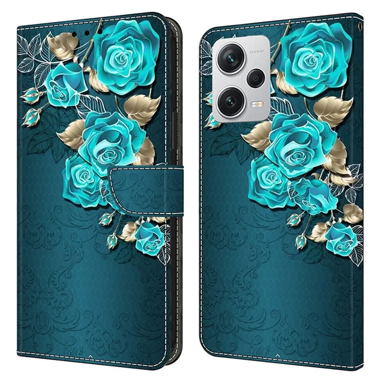 Wallet Phone Case for Xiaomi Redmi Note 12 Pro+ 5G Case Pattern Printing Leather Flip Cover