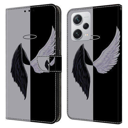 Wallet Phone Case for Xiaomi Redmi Note 12 Pro+ 5G Case Pattern Printing Leather Flip Cover