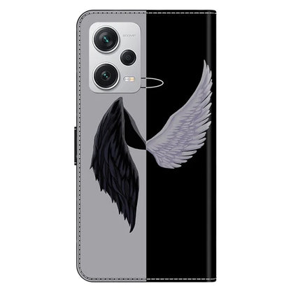 Wallet Phone Case for Xiaomi Redmi Note 12 Pro+ 5G Case Pattern Printing Leather Flip Cover