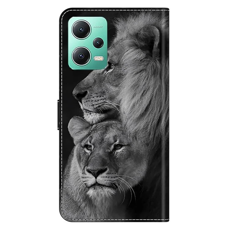 For Xiaomi Redmi Note 12 5G (Global) / (China) / (India) / Poco X5 5G Case Leather Flip Phone Cover