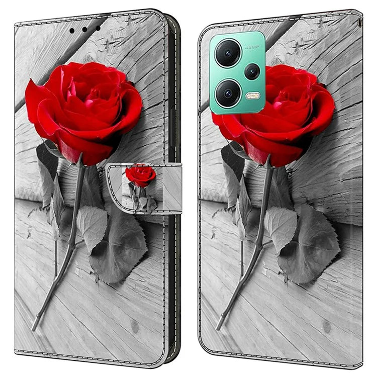 For Xiaomi Redmi Note 12 5G (Global) / (China) / (India) / Poco X5 5G Case Leather Flip Phone Cover