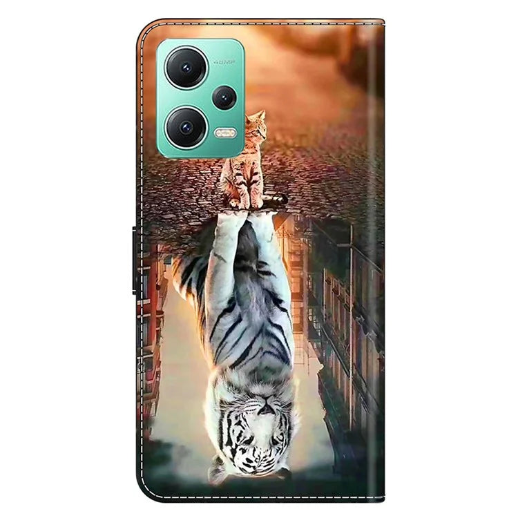 For Xiaomi Redmi Note 12 5G (Global) / (China) / (India) / Poco X5 5G Case Leather Flip Phone Cover