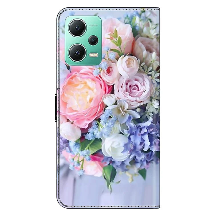 For Xiaomi Redmi Note 12 5G (Global) / (China) / (India) / Poco X5 5G Case Leather Flip Phone Cover