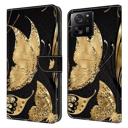 Protective Phone Cover for Xiaomi 13T Pro / 13T Case Pattern Printing Leather Wallet Case