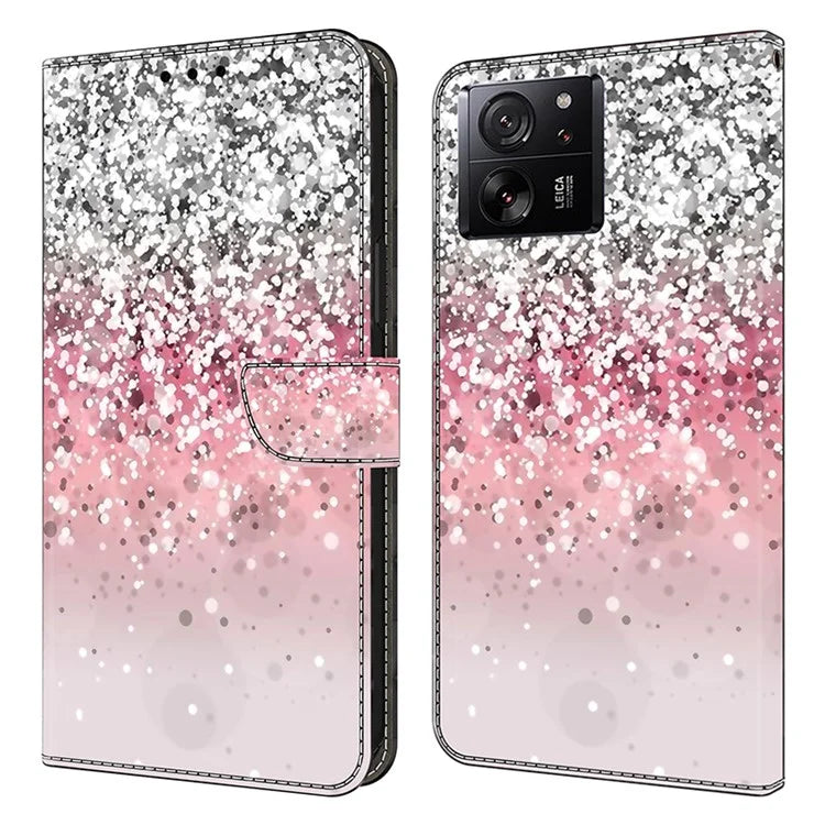 Protective Phone Cover for Xiaomi 13T Pro / 13T Case Pattern Printing Leather Wallet Case