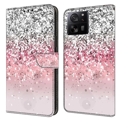 Protective Phone Cover for Xiaomi 13T Pro / 13T Case Pattern Printing Leather Wallet Case