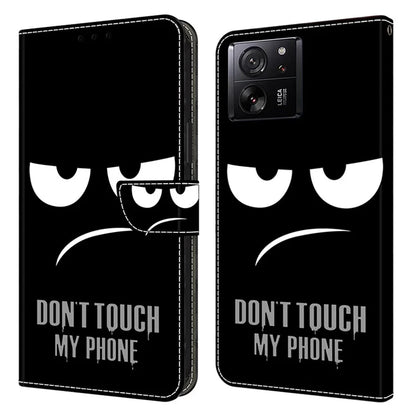 Protective Phone Cover for Xiaomi 13T Pro / 13T Case Pattern Printing Leather Wallet Case