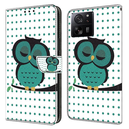 Protective Phone Cover for Xiaomi 13T Pro / 13T Case Pattern Printing Leather Wallet Case