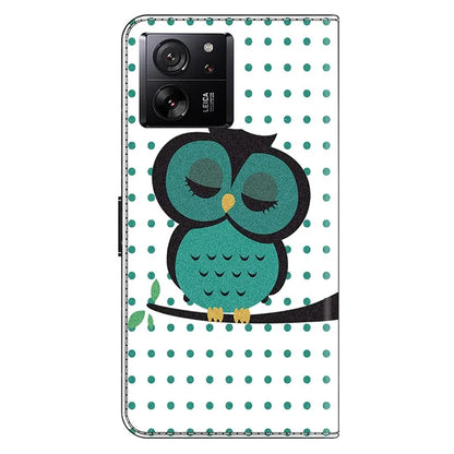 Protective Phone Cover for Xiaomi 13T Pro / 13T Case Pattern Printing Leather Wallet Case