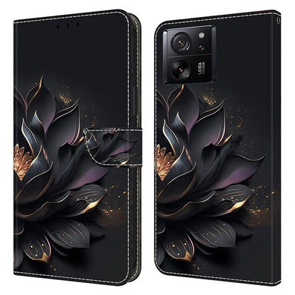 Protective Phone Cover for Xiaomi 13T Pro / 13T Case Pattern Printing Leather Wallet Case
