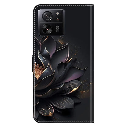 Protective Phone Cover for Xiaomi 13T Pro / 13T Case Pattern Printing Leather Wallet Case