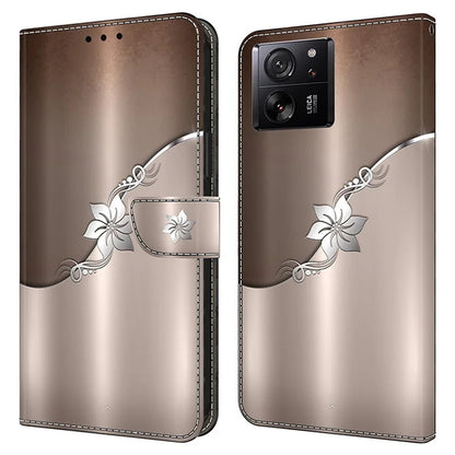 Protective Phone Cover for Xiaomi 13T Pro / 13T Case Pattern Printing Leather Wallet Case