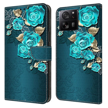 Protective Phone Cover for Xiaomi 13T Pro / 13T Case Pattern Printing Leather Wallet Case