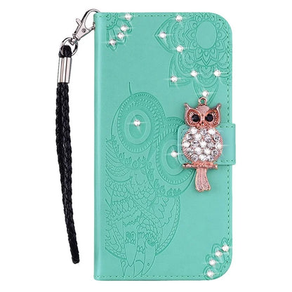 For Samsung Galaxy A15 4G Case Rhinestone Decor Leather Stand Cellphone Wallet Cover