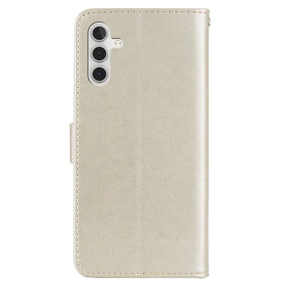For Samsung Galaxy A15 4G Case Rhinestone Decor Leather Stand Cellphone Wallet Cover