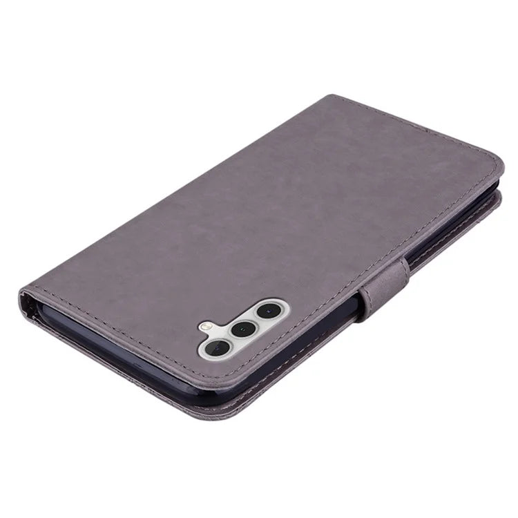For Samsung Galaxy A15 4G Case Rhinestone Decor Leather Stand Cellphone Wallet Cover