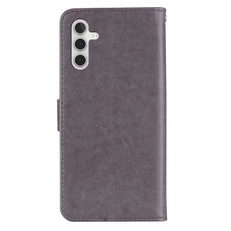 For Samsung Galaxy A15 4G Case Rhinestone Decor Leather Stand Cellphone Wallet Cover