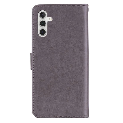 For Samsung Galaxy A15 4G Case Rhinestone Decor Leather Stand Cellphone Wallet Cover