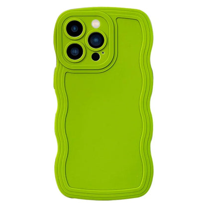 Anti-Scratch Cover for iPhone 15 Pro Max Case Wave Shape Edge Phone Protector
