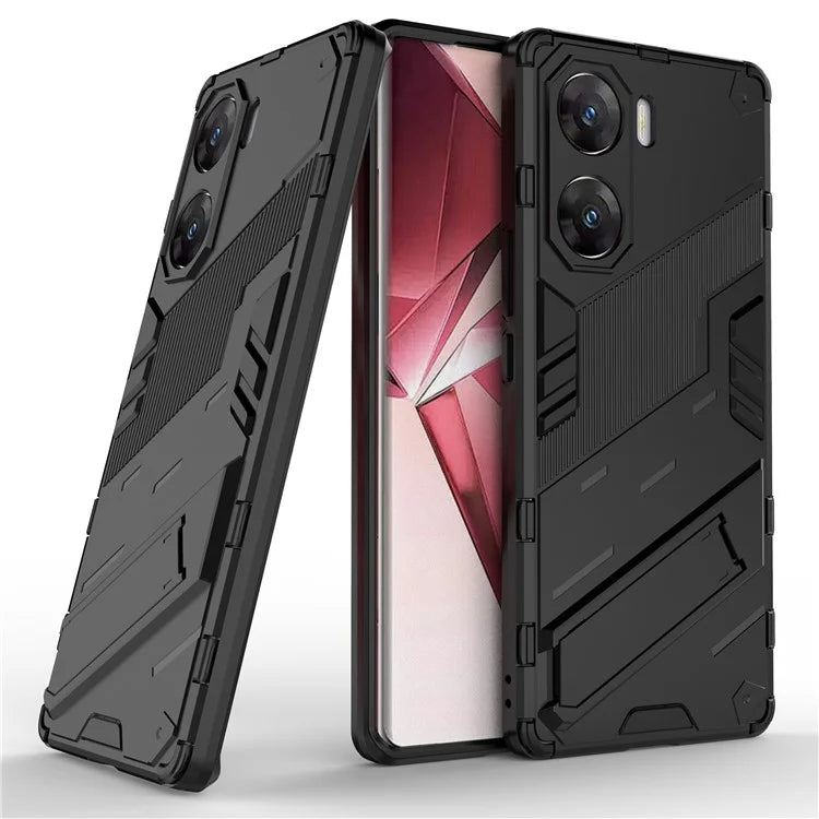 For vivo V29e (India) 5G Case Kickstand PC+TPU Phone Back Cover