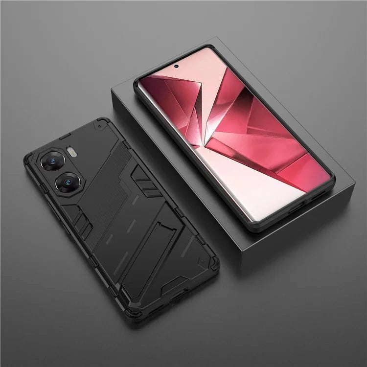 For vivo V29e (India) 5G Case Kickstand PC+TPU Phone Back Cover