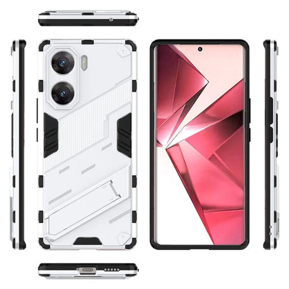 For vivo V29e (India) 5G Case Kickstand PC+TPU Phone Back Cover