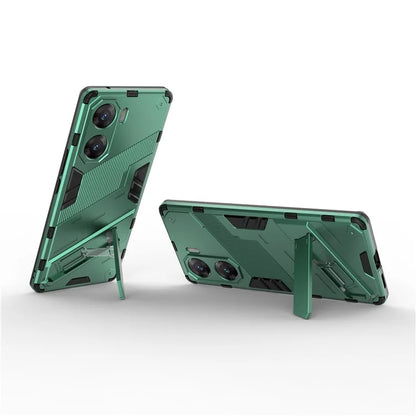 For vivo V29e (India) 5G Case Kickstand PC+TPU Phone Back Cover
