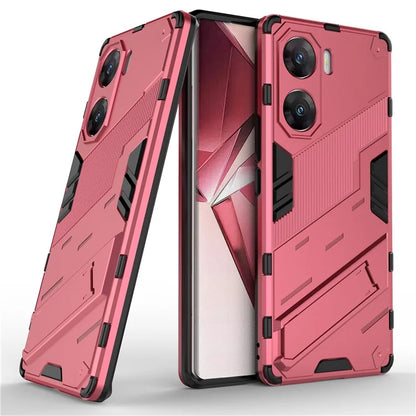 For vivo V29e (India) 5G Case Kickstand PC+TPU Phone Back Cover