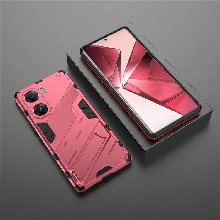 For vivo V29e (India) 5G Case Kickstand PC+TPU Phone Back Cover