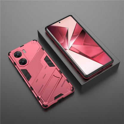 For vivo V29e (India) 5G Case Kickstand PC+TPU Phone Back Cover