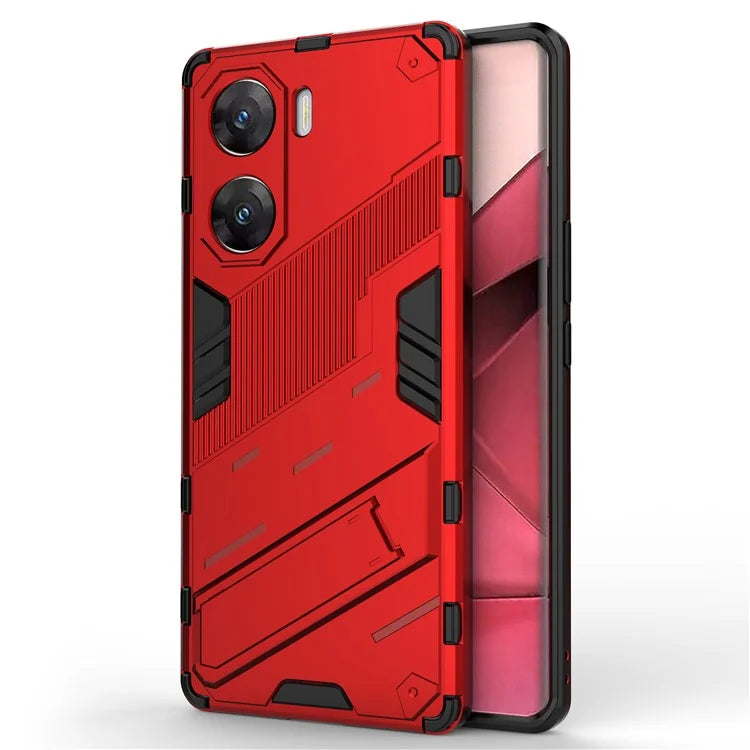 For vivo V29e (India) 5G Case Kickstand PC+TPU Phone Back Cover