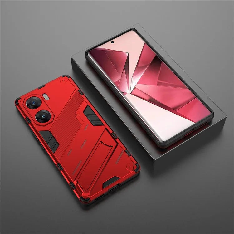 For vivo V29e (India) 5G Case Kickstand PC+TPU Phone Back Cover