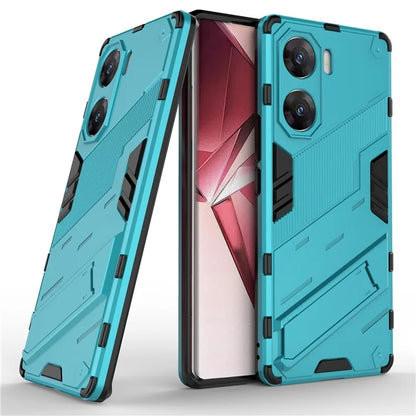 For vivo V29e (India) 5G Case Kickstand PC+TPU Phone Back Cover