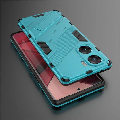 For vivo V29e (India) 5G Case Kickstand PC+TPU Phone Back Cover