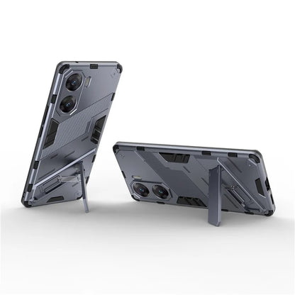 For vivo V29e (India) 5G Case Kickstand PC+TPU Phone Back Cover